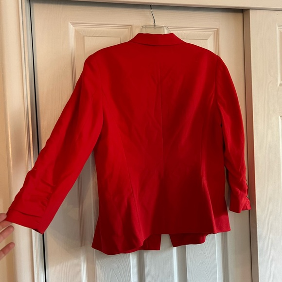 DKNY Women's Suit Jacket/Blazer in Red - Picture 9 of 10